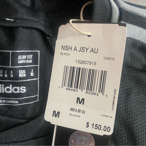 Adidas MLS Nashville Johnny Cash Authentic Black Jersey IC9619 Men’s Sz - Picture 8 of 9